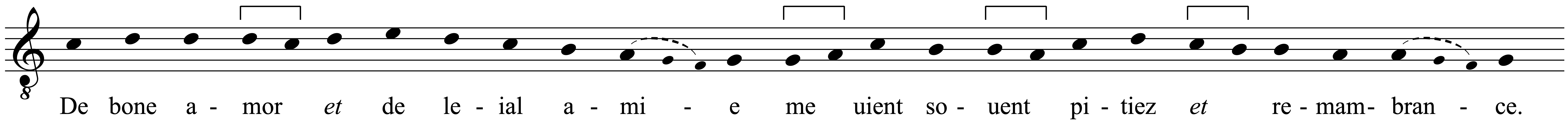 Work musical notation